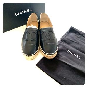 Chanel Lambskin Espadrilles